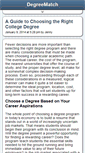 Mobile Screenshot of degreematch.org